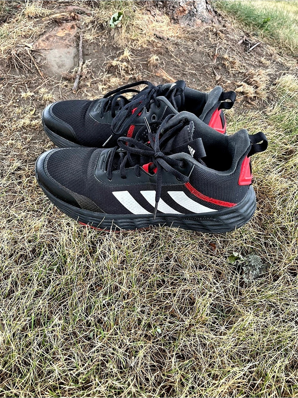 adidas Galaxy 6 Running Shoes Black & Red US 8.5
